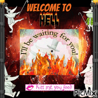 what waits for you beyond the gates of hell animēts GIF