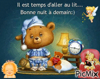bonne nuit - Bezmaksas animēts GIF