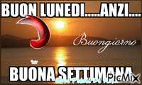 Buon Lunedi - Бесплатный анимированный гифка