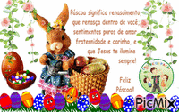 Mensagem de páscoa - Creche do Papai 1 - Бесплатный анимированный гифка
