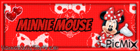 Minnie Mouse {Banner} Animiertes GIF