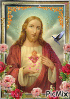 Corazon de Jesus - GIF animado grátis