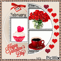 Happy Valentines Day. 14 February - Zdarma animovaný GIF
