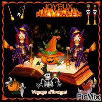 joyeux halloween - 無料のアニメーション GIF