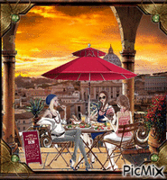 Vue sur Rome - Bezmaksas animēts GIF