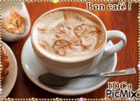 Bon café animēts GIF