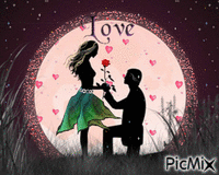 Love / Amour animasyonlu GIF
