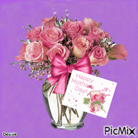 Happy Mother's Day Card animuotas GIF