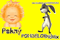 PONDELOK - Nemokamas animacinis gif