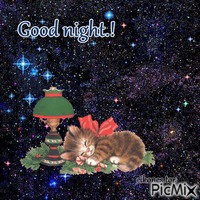 Christmas-Good Night.! анимиран GIF
