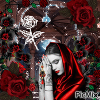 Red gothic Animated GIF
