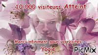 10.000 visiteurs un gros merci - Zdarma animovaný GIF