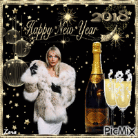 NEW 2018 YEAR! - Gratis geanimeerde GIF