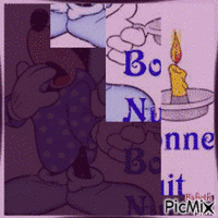BONNE NUIT A TOUS BISOUS - Bezmaksas animēts GIF