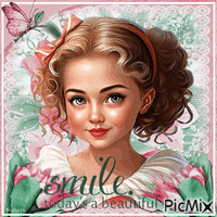 Smile Is The Joy Of The Day 动画 GIF
