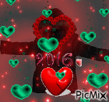 je t'aime 2016 - Безплатен анимиран GIF