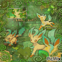 leafeon the SILLYY 𝜗𝜚 - Free animated GIF