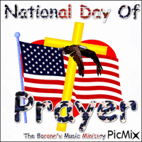 National Day of Prayer - GIF animado grátis