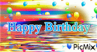 Happy Birthday - Gratis animeret GIF