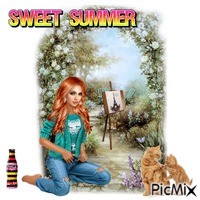 Sweet Summer Day animasyonlu GIF