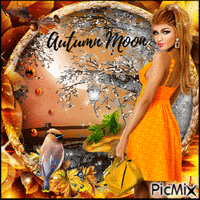 Autumn Moon - Ingyenes animált GIF