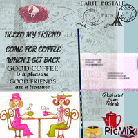 Come for coffee - Free animated GIF