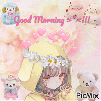 good morning cute! animovaný GIF