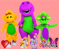 Barney and his Friends κινούμενο GIF
