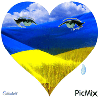 pomoc Ukrajině - GIF animé gratuit