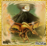 El Fuego del Dragón - Darmowy animowany GIF
