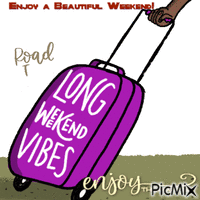 Long weekend vibes 动画 GIF
