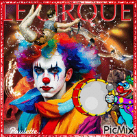 clown sympathique - GIF animé gratuit
