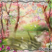 Le printemps par BBM animēts GIF