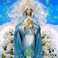 Vergine Maria Colomba tutta Pura animovaný GIF