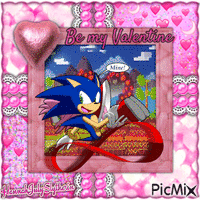 ♥Sonic Steals Amy to be his Valentine♥ - Бесплатный анимированный гифка