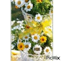 Flower in the vase animeret GIF