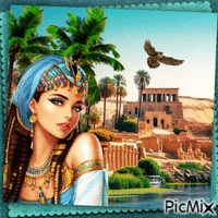 На древних берегах Нила - GIF animé gratuit