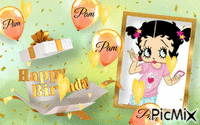HAPPY BIRTHDAY PAM - Darmowy animowany GIF