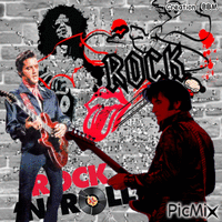 Rock and roll par BBM animasyonlu GIF