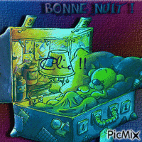 Bonne nuit navec humour - 無料のアニメーション GIF