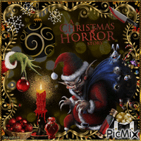 Creepy Christmas - GIF animé gratuit