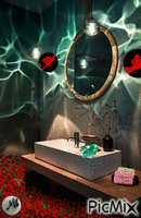 Glamuroso baño анимиран GIF