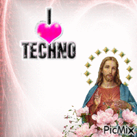 Jézus techno Animated GIF