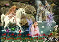 unicorno - Ingyenes animált GIF