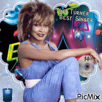 Tina Turner - GIF animado grátis