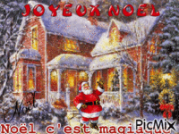Noël magique - Ingyenes animált GIF
