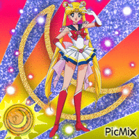 Princess Sailor Moon animoitu GIF