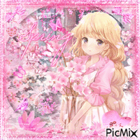 Pink Spring Anime