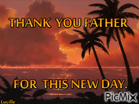 thank you father Animiertes GIF