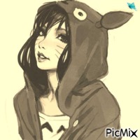 Totoro *w* - GIF animasi gratis